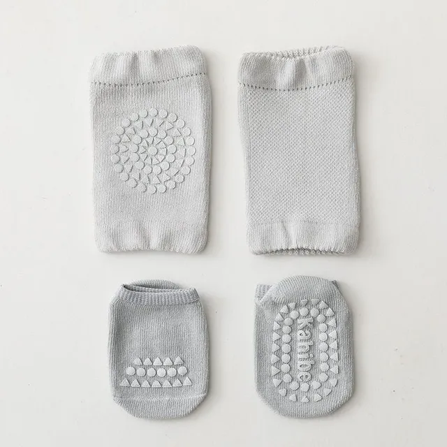 Detské originálne jednofarebné protišmykové ponožky a ohrievače nôh