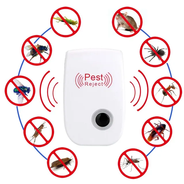 Ultrasonic insect and pest repellant