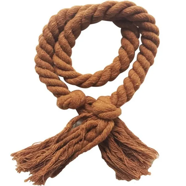 Decoration rope for curtains svetle-hneda