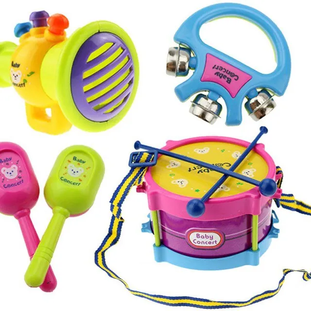Musical instruments for children - 4 tools set
