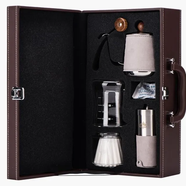 Complete set for preparing the best coffee from the drip machine