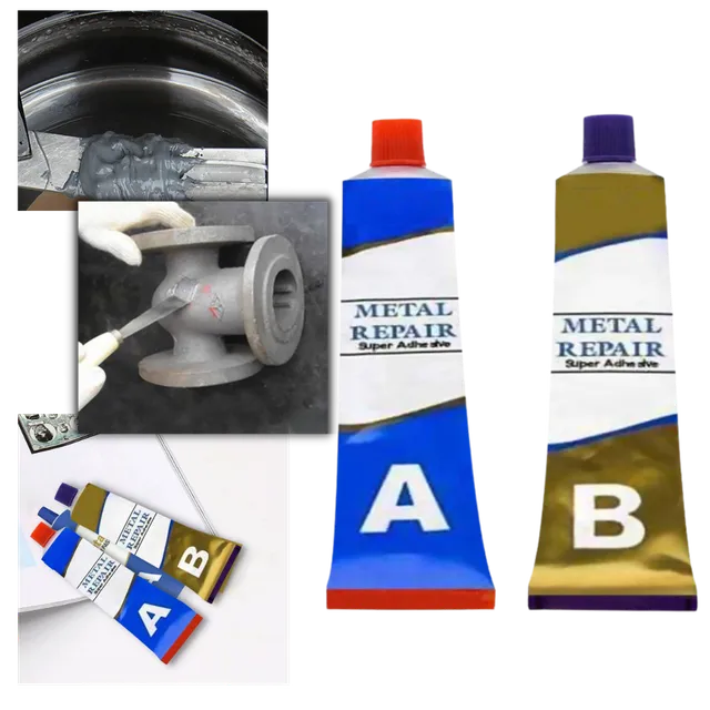 Repair paste for industrial metals