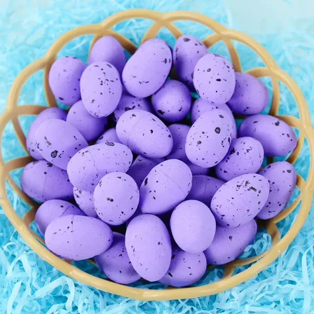 20/50 sztuk kolorowe mini jajka piankowe wielkanocne - zestaw