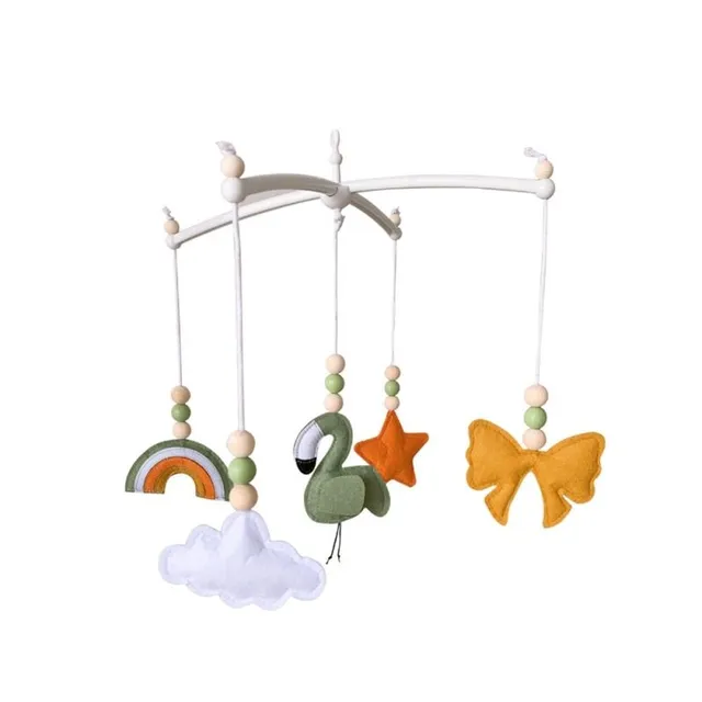 Cute decoration above the crib - baby carousel