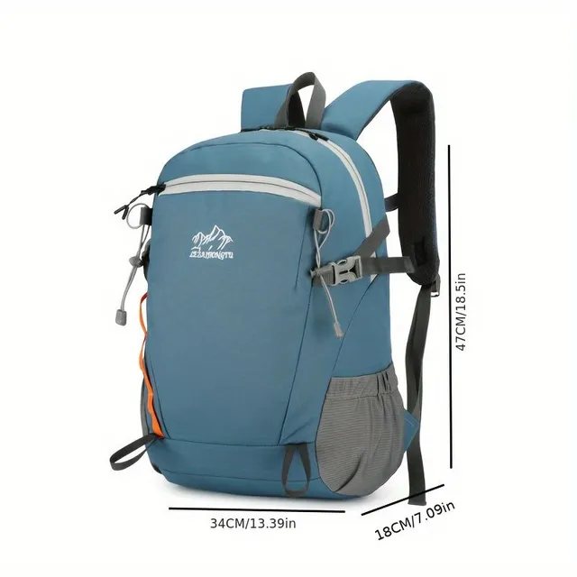 Backpack with large capacity and chest strap, multifunctional travel bag for outdoor tours and short trips