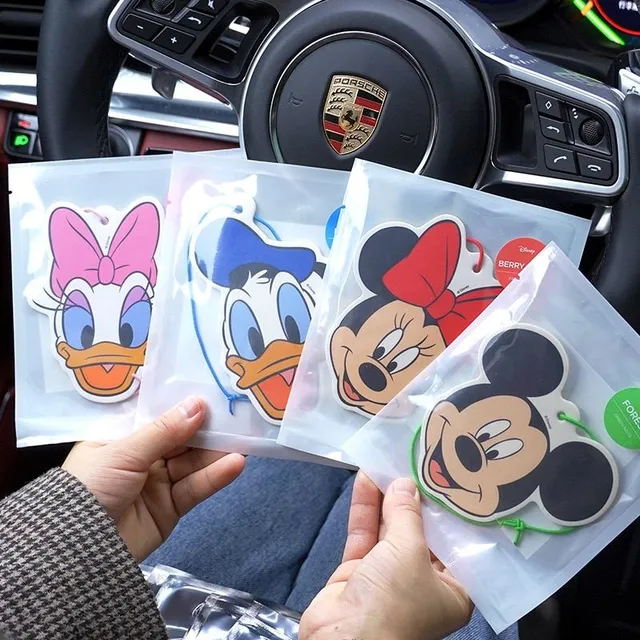 Moderní osvěžovač vzduchu na zavěšení do auta s motivem Mickey Mouse Morton