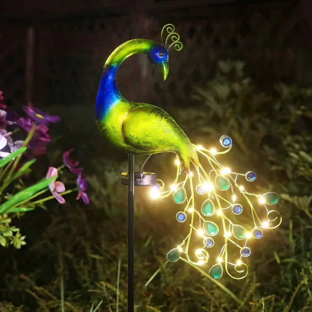 1pc Solar Pea Lawn Lights, Garden Lights, Spa Crafts, Iron Decoration, Drawstring Lights