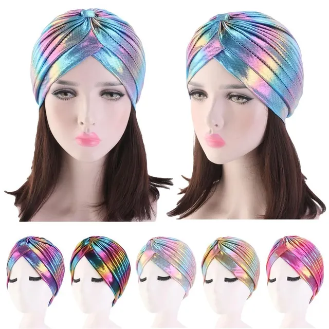 Rainbow women's turban