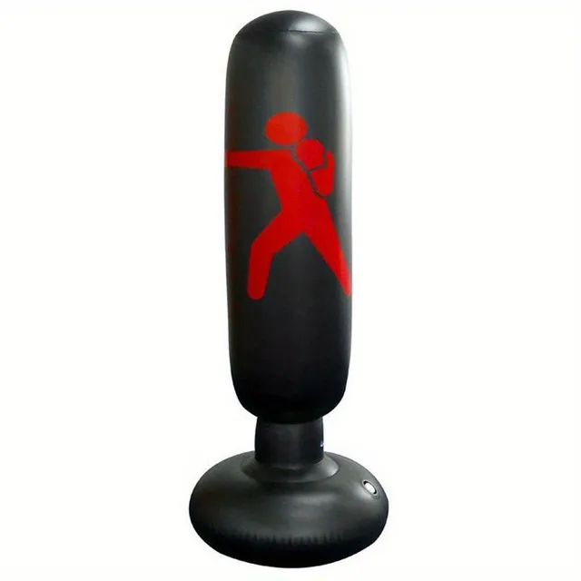 1pc Inflatable punching bag with stand - ideal for karate and taekwondo