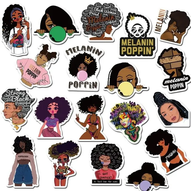 Women's stickers 50 pieces E101