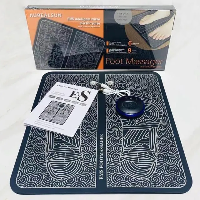 Electric foot massage pad