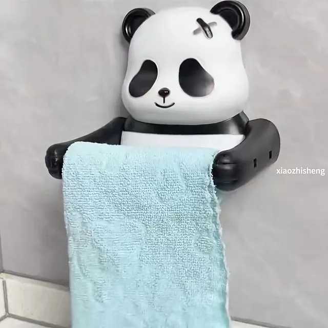 Cute toilet paper holder with panda/bunny