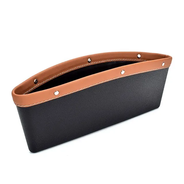 Leather organizer for the car, storage space for the car