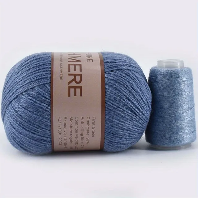 Beautiful 98% cashmere yarn for hand knitting and crochet - soft and suitable for machines - ball for scarves, sweaters and more