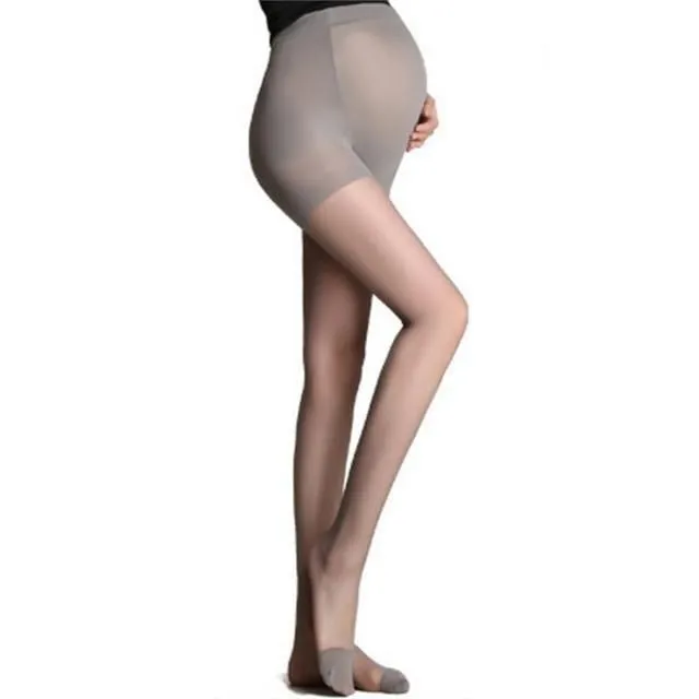 Elastic maternity tights