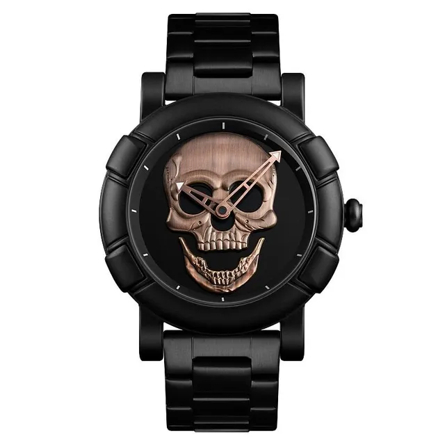 Men's trendy Brandt skull watch