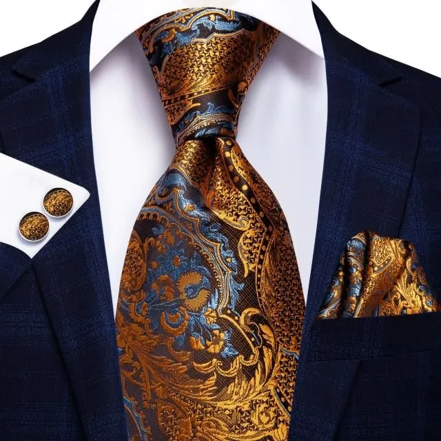 Luxus férfi selyem nyakkendő sn-3523