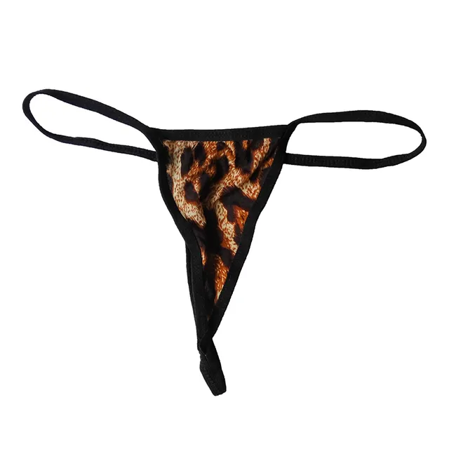 Women's leopard thong
