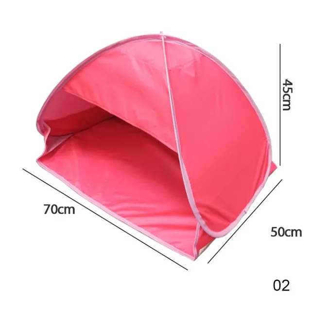 1ks Prenosný plážový stan Stanová poduška Malý skladací slnečný prístrešok Osobný stan Slnečný tieň Mini Beach Umbrella Tent Sun Shelter