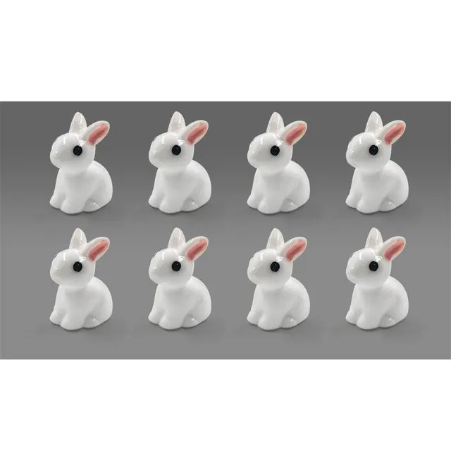 Ceramic Easter Bunny figurines
