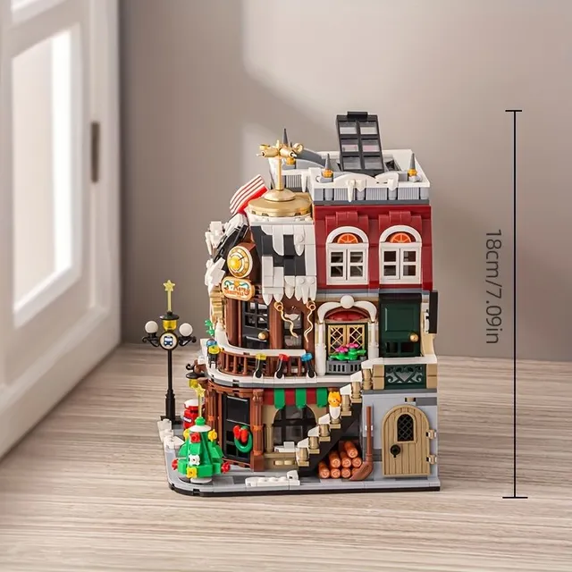 Stavební Kostky, Model Kavárny Pro Vánoce