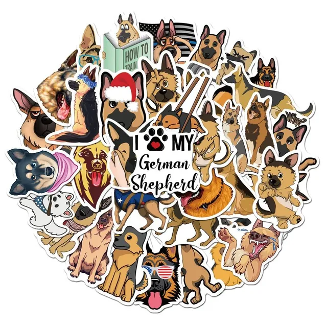 Self-adhesive dog 50 pcs A1791