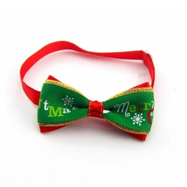 Christmas bow tie for dog