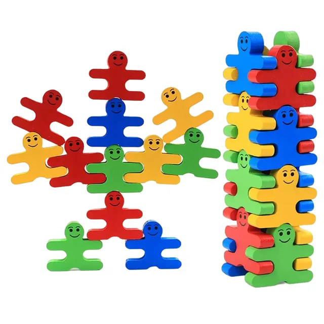 Educational wooden balance kit 16 pcs