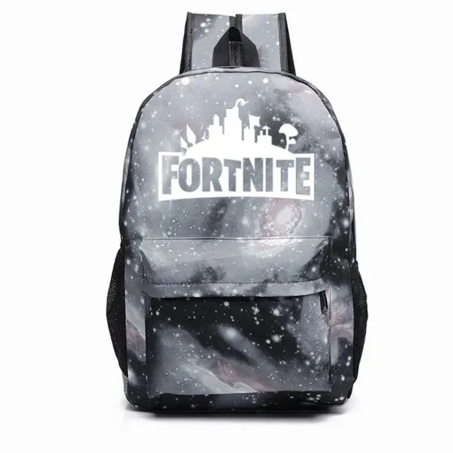 Svietiaci školský batoh s cool potlačou Fortnite Color 08