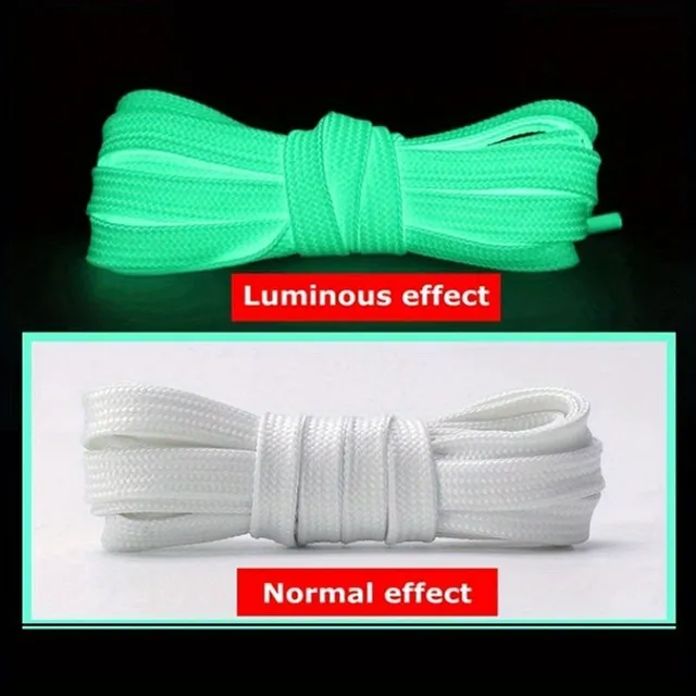 1 pair Lighting flat shoelaces for low canvas shoes, sneakers and casual shoes