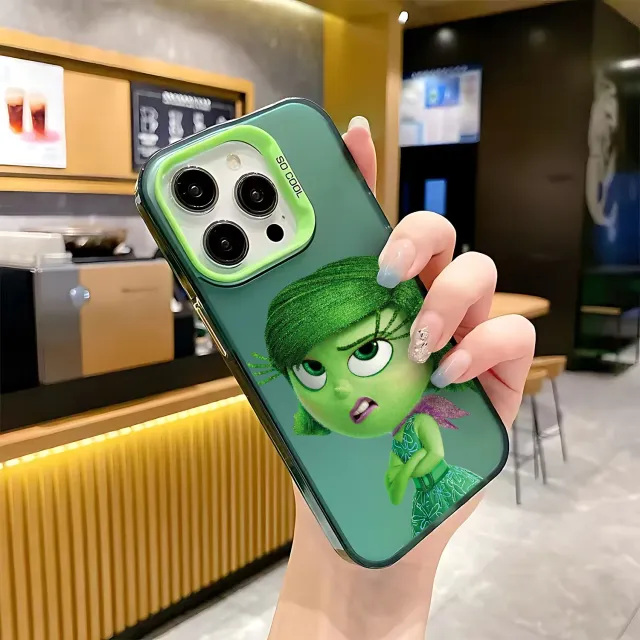 Trends silicone cover on iPhones with motifs of favorite characters from a fairy tale In the head 2 - Inside Out 2