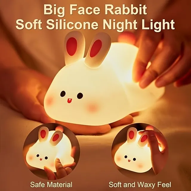 Nightlight bunny LED with touch control