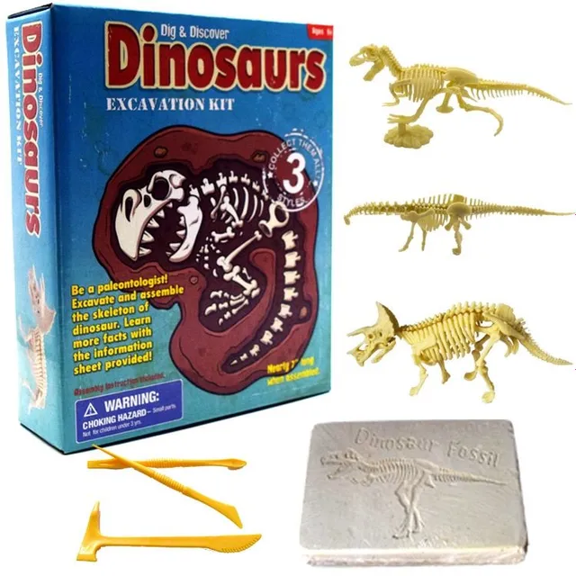 3D kości dinozaura