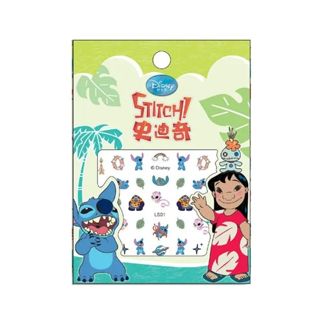 abțibilduri pentru unghii pentru copii stitch-random-1set