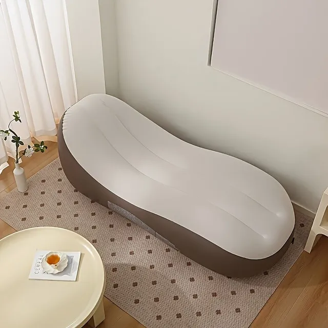 Inflatable couch 2v1 with built-in pump