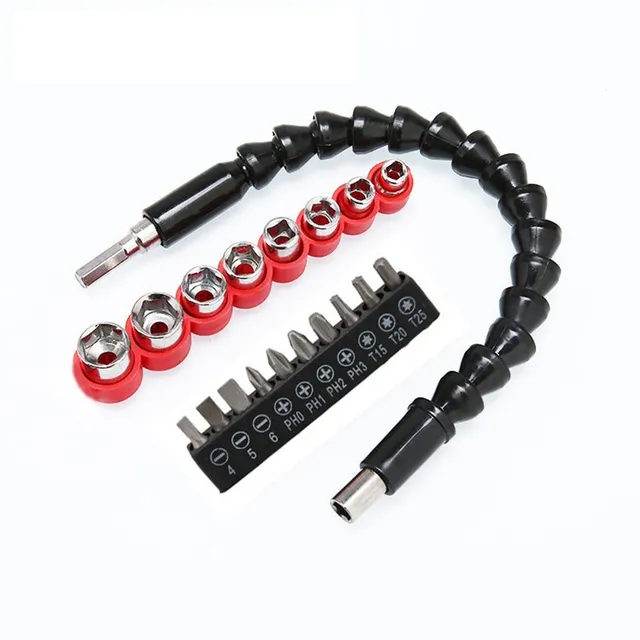 Electric Drill Flexible Connection Screwdriver Head Power Tool Accessory Kit Flexible Shaft Screwdriver Extension Hand Tools