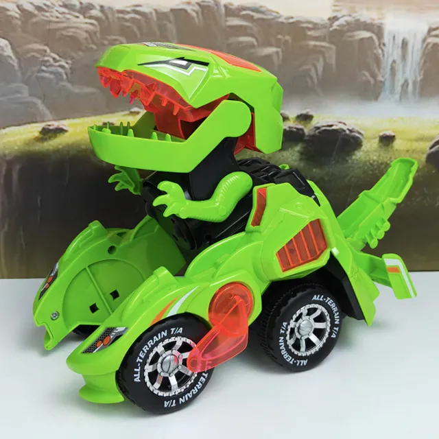 Transforming Dinosaur Car