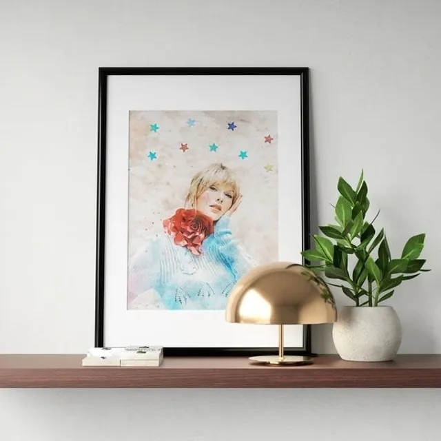 Luxury poster on canvas with motifs favorite Taylor Swift