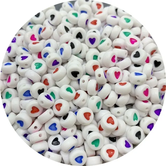 100pcs mix of stringing beads