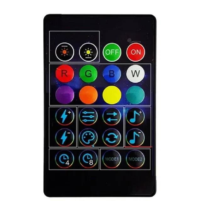 Șir de lumini USB cu telecomandă 10 m RGB 100 LED, utilizare exterioară și interioară IP65