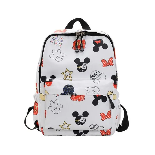 Gyönyörű gyerek hátizsák Minnie-vel és Mickey egérrel style14 31x24x14CM