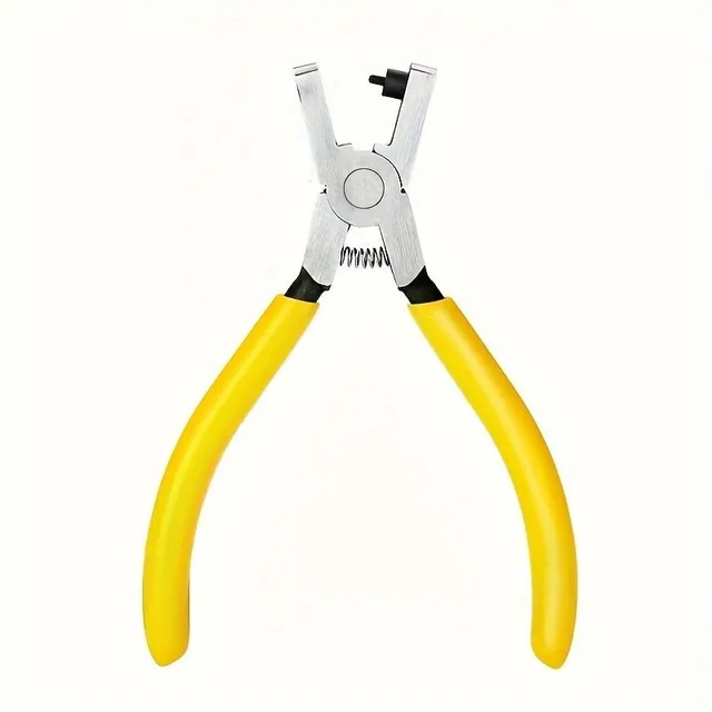 High precision punching pliers with 2mm holes for watches, tapes, shoelaces and sandals - durable carbon steel tool