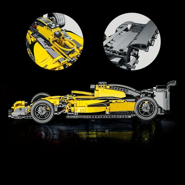 F1 Racing Model: Kit, Supercar, Mechanical Set