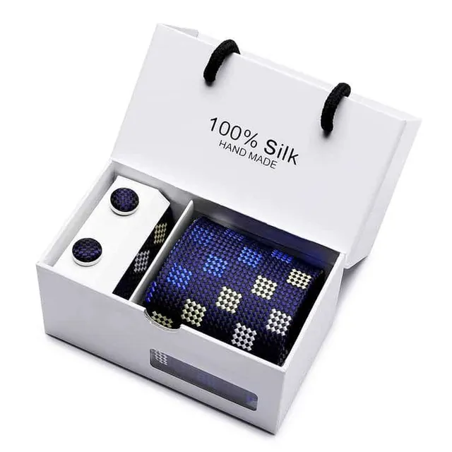 Luxury men's set Vangise | Tie, Handkerchief, Cufflinks