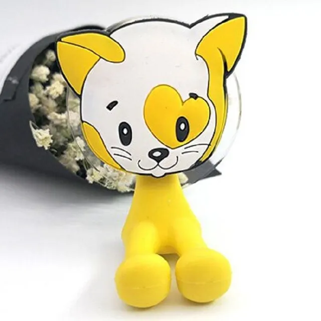 Toothbrush holder with animal