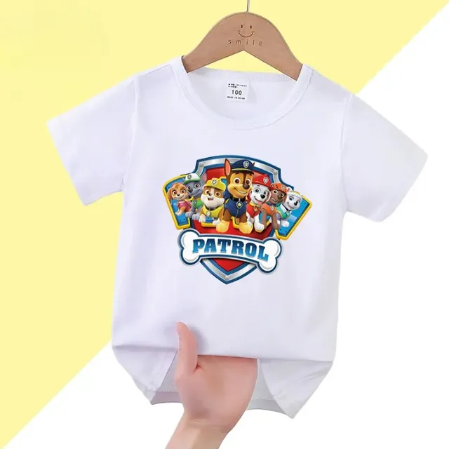 Stylish baby T-shirt with short sleeve and printing Paw Patrol