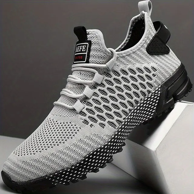 Summer men's sneakers with Air technology - basketball, running, walking - breathable, comfortable