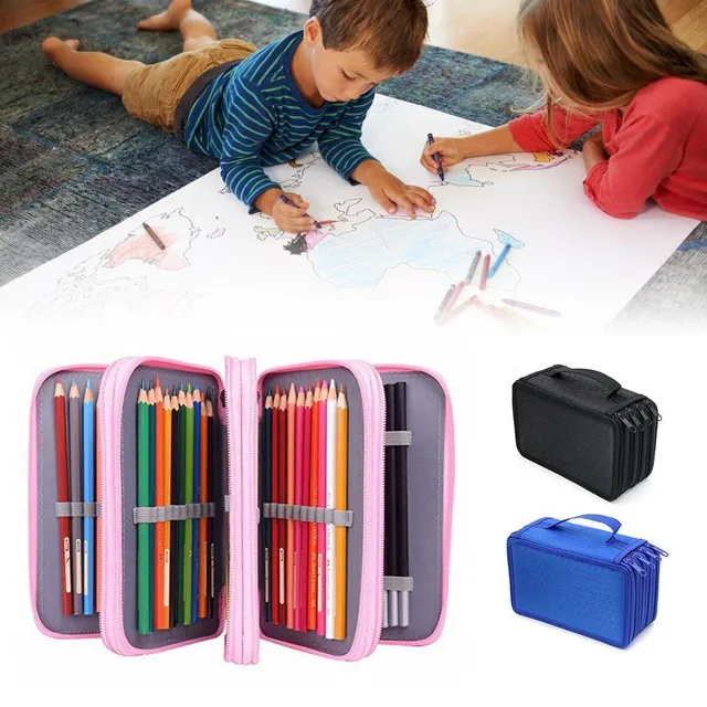 Esme four-tier school pencil case