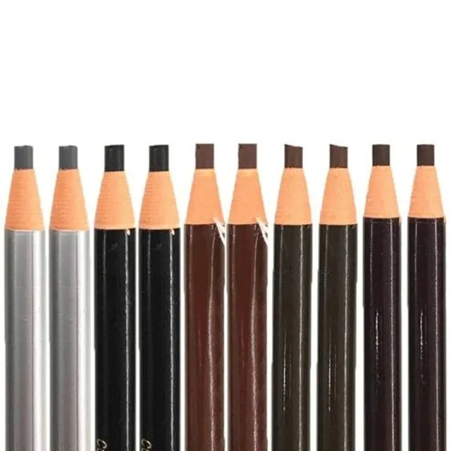 Creion profesional pentru sprâncene - 10 bucăți