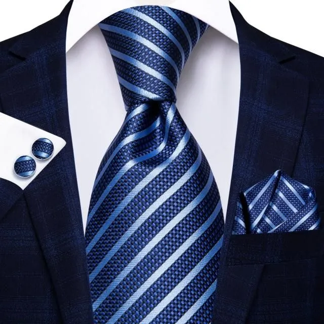 Luxus férfi selyem nyakkendő sn-337